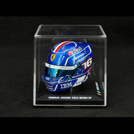 Charles Leclerc Helmet n° 16 Miami GP 2025 1/5 Looksmart LSHEL014