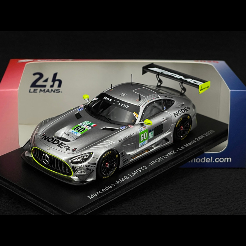 Mercedes-AMG GT3 Evo n° 60 24h Le Mans 2025 1/43 Spark S9296