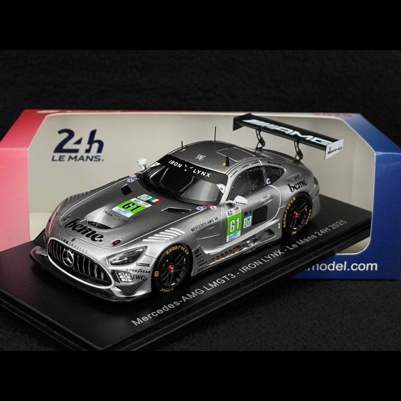 Mercedes-AMG GT3 Evo n° 61 24h Le Mans 2025 1/43 Spark S9297