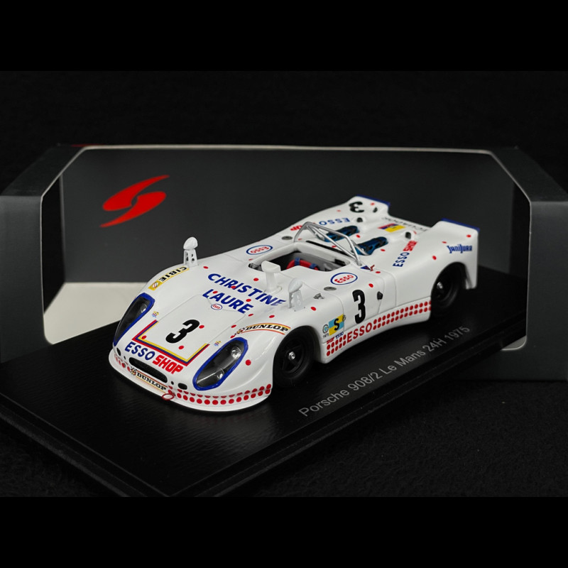 Porsche 908/2 K Flunder n° 3 24h Le Mans 1975 1/43 Spark S9799
