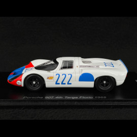 Porsche 907 n° 222 4. Targa Florio 1968 1/43 Spark SI038