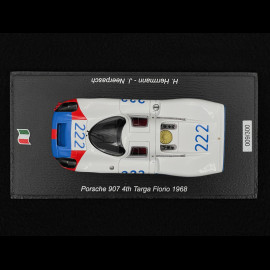 Porsche 907 n° 222 4th Targa Florio 1968 1/43 Spark SI038