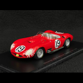 Maserati 450S n° 19 Winner 12h Sebring 1957 1/43 Spark 43SE57