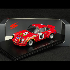Porsche 911 Carrera RSR 2.8 n° 41 16th 24h Le Mans 1973 1/43 Spark S9783