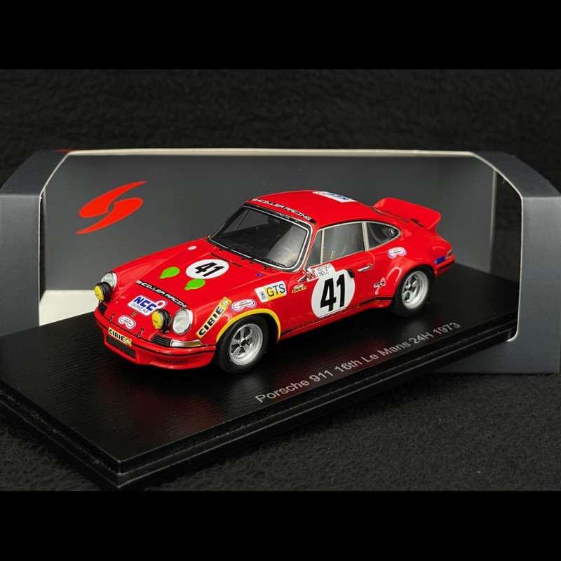Porsche 911 Carrera RSR 2.8 n° 41 16th 24h Le Mans 1973 1/43 Spark S9783