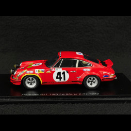 Porsche 911 Carrera RSR 2.8 n° 41 16. 24h Le Mans 1973 1/43 Spark S9783