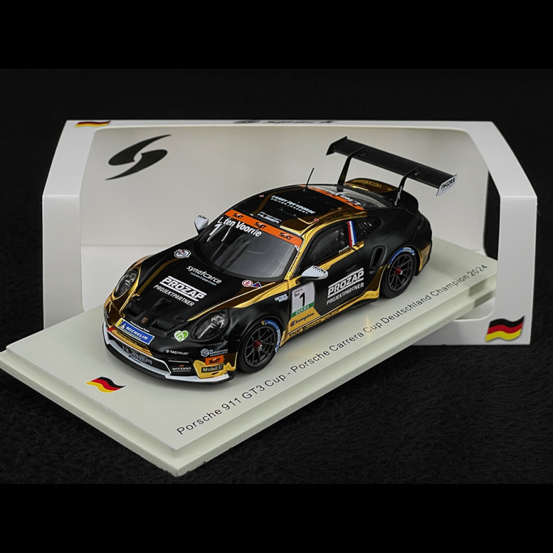 Porsche 911 GT3 Cup Type 992 n° 1 Porsche Carrera Cup Germany World Champion 2024 1/43 Spark SG718