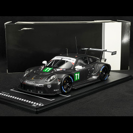 Porsche 911 RSR Type 991 n° T1 Test Car 24h Le Mans 2023 Black 1/18 Ixo LEGT18-23010