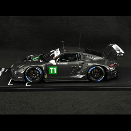 Porsche 911 RSR Type 991 n° T1 Test Car 24h Le Mans 2023 Black 1/18 Ixo LEGT18-23010
