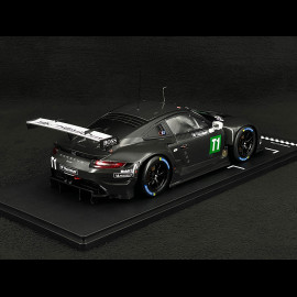 Porsche 911 RSR Type 991 n° T1 Test Car 24h Le Mans 2023 Black 1/18 Ixo LEGT18-23010