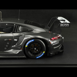 Porsche 911 RSR Typ 991 n° T1 Testwagen 24h Le Mans 2023 Schwarz 1/18 Ixo LEGT18-23010