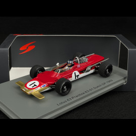 Graham Hill Lotus 63 Practice 63-01 n° 1T Niederlande GP 1969 1/43 Spark S6350