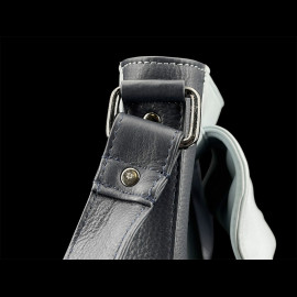 Gulf Umhängetasche Racing aus Leder Silvertsone Hellblau GU252ACM02-125