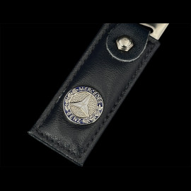 Mercedes-Benz Keyring Black Leather