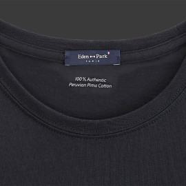 Eden Park Pullover Baumwolle Schwarz PPKNITLE0007-NO - herren