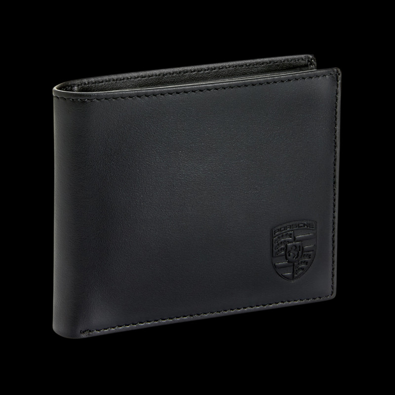 Wallet Porsche Men's Card Holder Black Leather WAP0300200TGBH