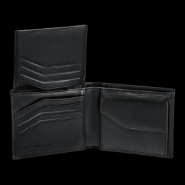 Geldbörse Porsche Herren Kartenetui Schwarzes Leder WAP0300200TGBH