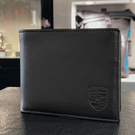 Wallet Porsche Men's Card Holder Black Leather WAP0300200TGBH