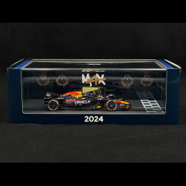 Max Verstappen Red Bull RB20 n° 1 Winner World Championship 2024 F1 + Pit Board 1/43 Spark S9547