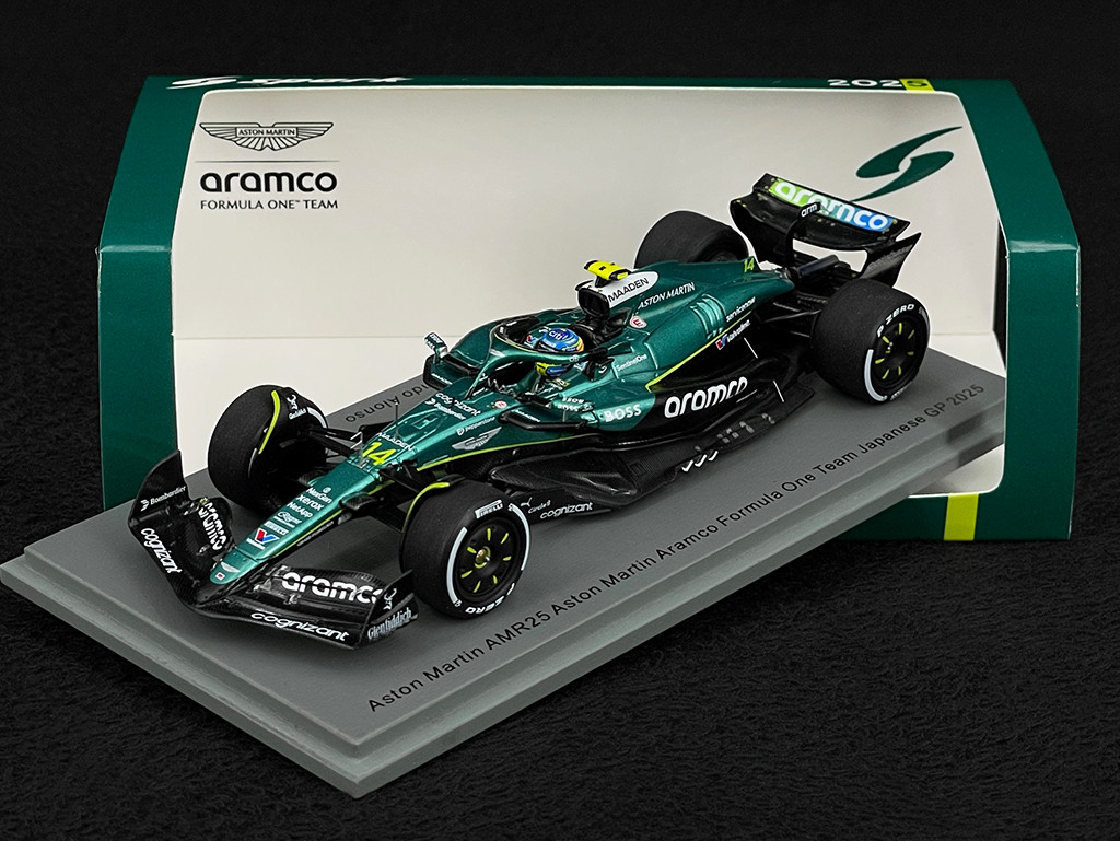 Fernando Alonso Aston Martin AMR25 n° 14 Japanese GP 2025 F1 1/43