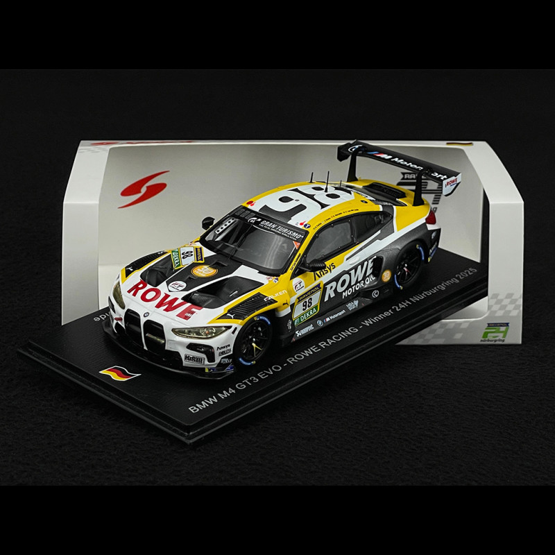 BMW M4 GT3 Evo n° 98 Sieger 24h Nürburgring 2025 1/43 Spark 43NUR2025