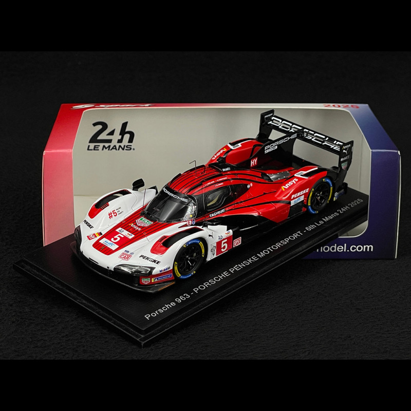 Porsche 963 n° 5 6. 24h Le Mans 2025 1/43 Spark S9257