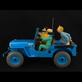 Tintin The Blue Jeep - Destination Moon - Blue 1/8 44300