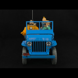 Tintin The Blue Jeep - Destination Moon - Blue 1/8 44300