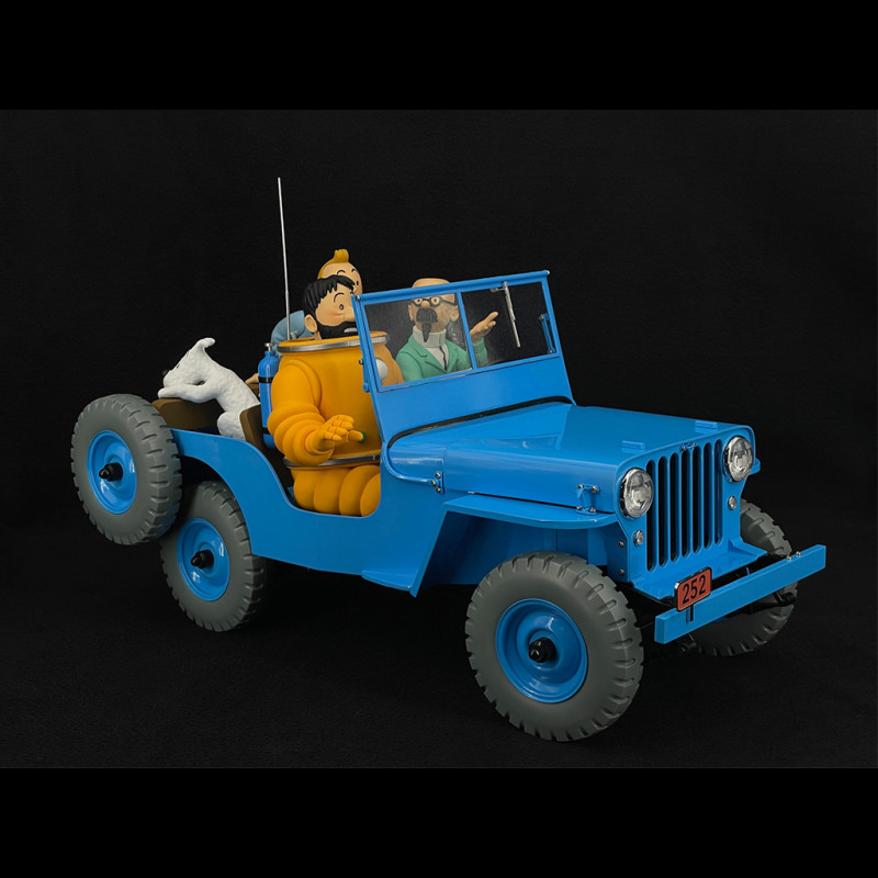 Tim und Struppi Der blaue Jeep - Reiseziel Mond - Blau 1/8 44300