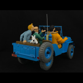 Tim und Struppi Der blaue Jeep - Reiseziel Mond - Blau 1/8 44300