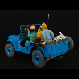Tim und Struppi Der blaue Jeep - Reiseziel Mond - Blau 1/8 44300