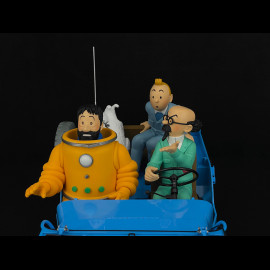 Tintin The Blue Jeep - Destination Moon - Blue 1/8 44300