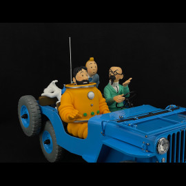 Tim und Struppi Der blaue Jeep - Reiseziel Mond - Blau 1/8 44300