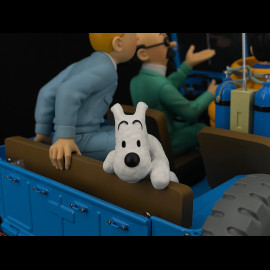 Tintin The Blue Jeep - Destination Moon - Blue 1/8 44300