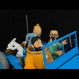 Tim und Struppi Der blaue Jeep - Reiseziel Mond - Blau 1/8 44300