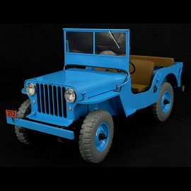 Tintin The Blue Jeep - Destination Moon - Blue 1/8 44300