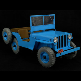 Tim und Struppi Der blaue Jeep - Reiseziel Mond - Blau 1/8 44300