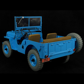 Tintin The Blue Jeep - Destination Moon - Blue 1/8 44300