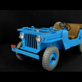 Tim und Struppi Der blaue Jeep - Reiseziel Mond - Blau 1/8 44300