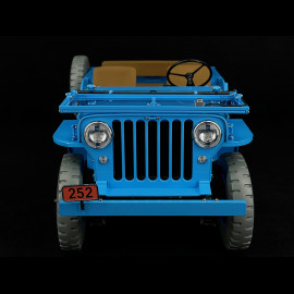 Tim und Struppi Der blaue Jeep - Reiseziel Mond - Blau 1/8 44300