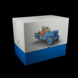 Tintin The Blue Jeep - Destination Moon - Blue 1/8 44300