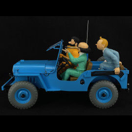 Tim und Struppi Der blaue Jeep - Reiseziel Mond - Blau 1/8 44300
