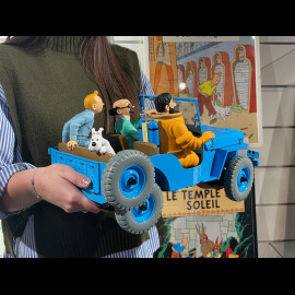 Tintin The Blue Jeep - Destination Moon - Blue 1/8 44300