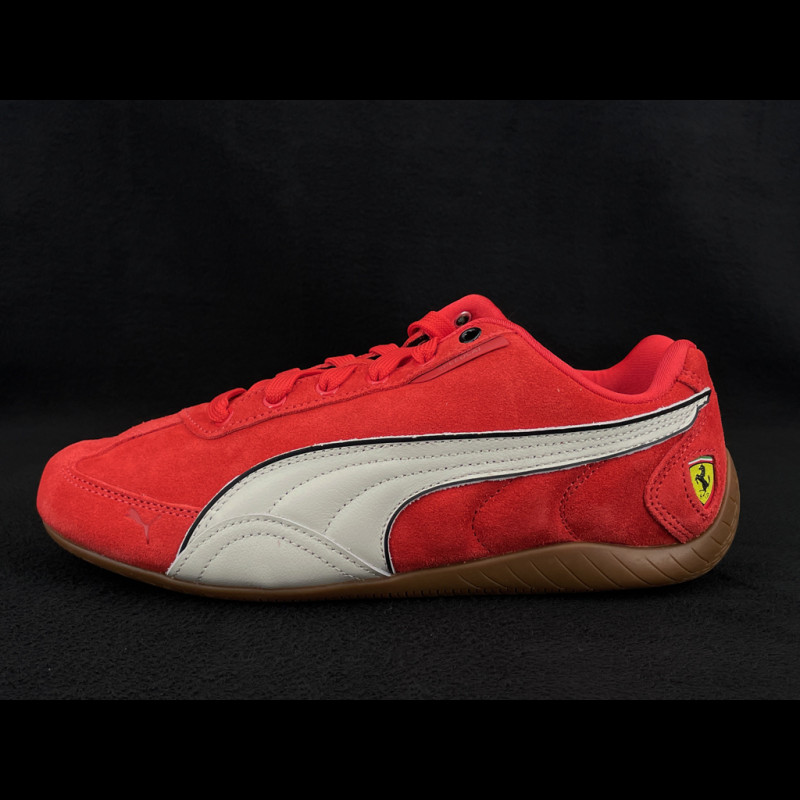 Ferrari Schuhe Speedcat Puma F1 Team Leclerc / Hamilton Sport Sneaker Rot 309125-02