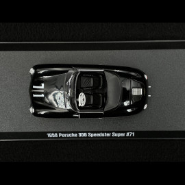 Porsche 356 Speedster Super 1958 n° 71 black 1/43 Greenlight 86538