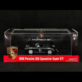 Porsche 356 Speedster Super 1958 n° 71 black 1/43 Greenlight 86538