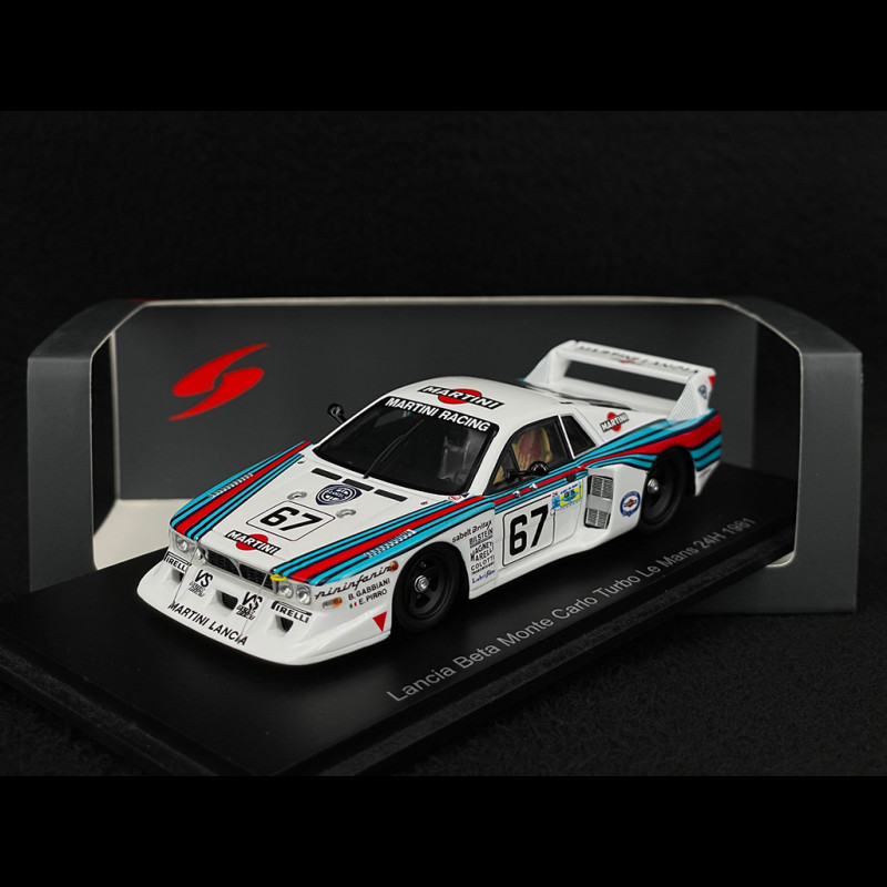 Lancia Beta Montecarlo Turbo n° 67 24h Le Mans 1981 1/43 Spark S1385