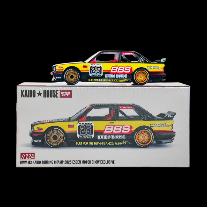BMW M3 Kaido Touring Champ N °25 Essen Motorshow Exclusive 2025 1/64 Kaidohouse X Mini GT KHMG224