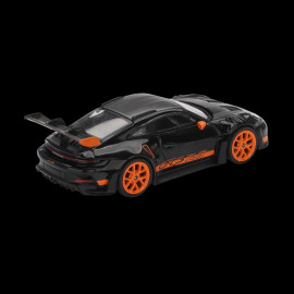 Porsche 911 Type 992 GT3 RS Weissach Package Essen Motorshow Exclusive 2025 Black / Orange 1/64 Mini GT MGT01127-BL