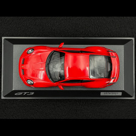 Porsche 911 GT3 type 992 2021 Indischrot 1/43 Minichamps WAP0201510M006